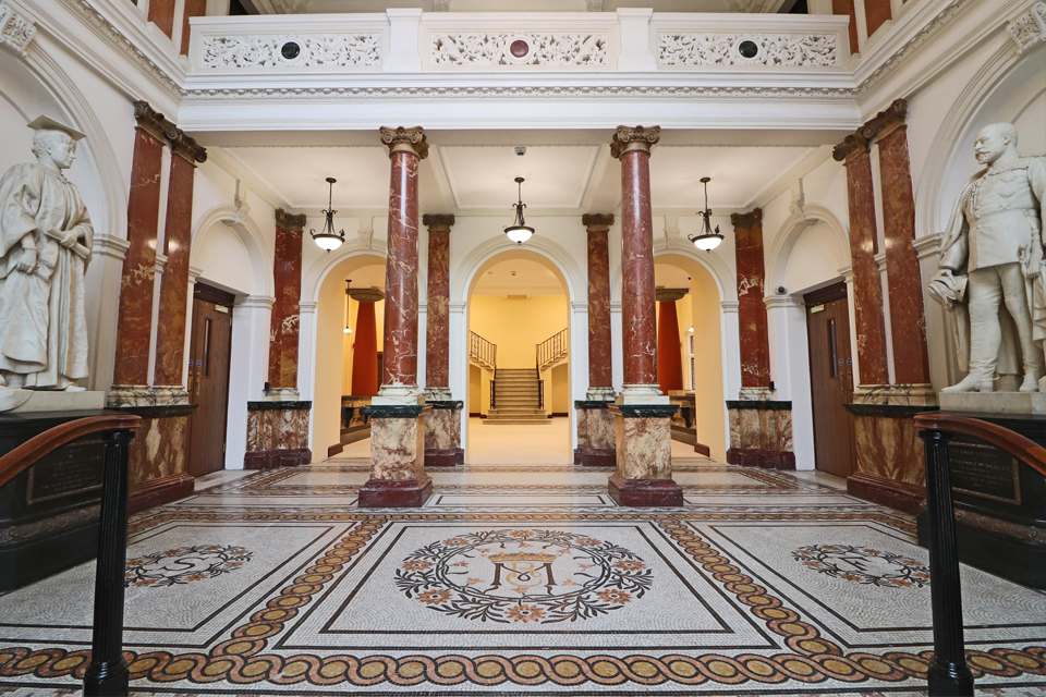 The new Foyer Hall and Entrance Hall